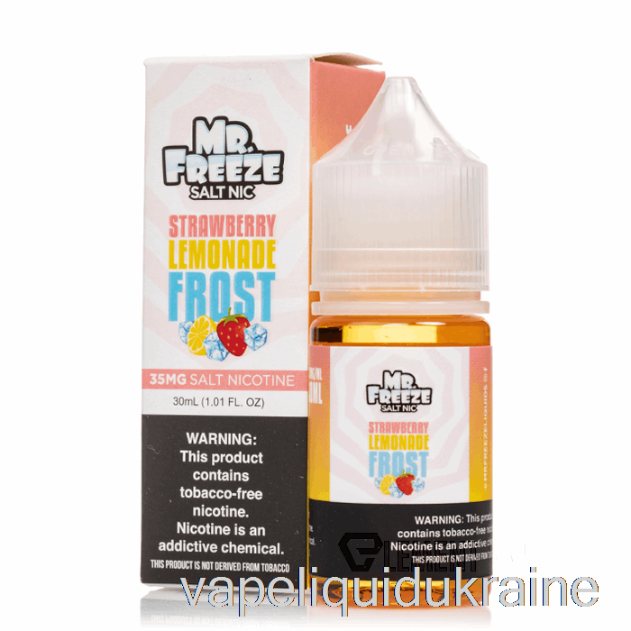 Vape Liquid Ukraine Strawberry Lemonade Frost - Mr Freeze Salts - 30mL 50mg